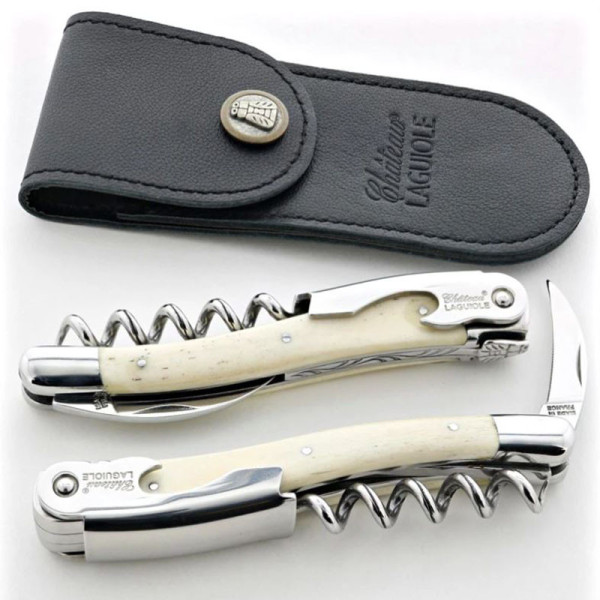 Chateau Laguiole Classic Collection White Bone Sommelier Knife