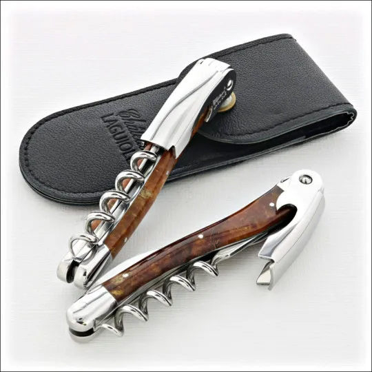 Chateau Laguiole Classic Collection Sommelier Knife in Amboyna Burl