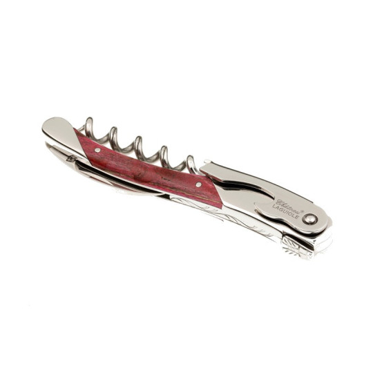 Chateau Laguiole Sommelier Knife, Grand Cru Collection, Pink Stabilized Beech Wood