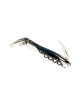 Chateau Laguiole Sommelier Knife, Edge Collection, Black Horn and Blue Spacer