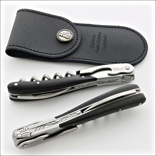 Chateau Laguiole Sommelier Knife Melchior Collection Ebony Wood