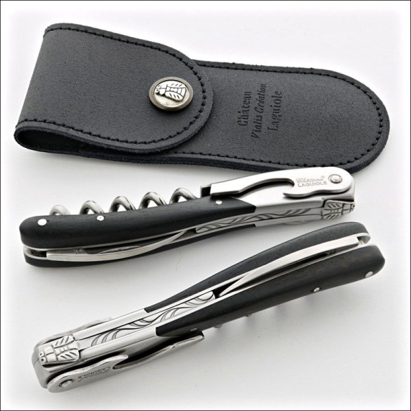 Chateau Laguiole Sommelier Knife Melchior Collection Ebony Wood