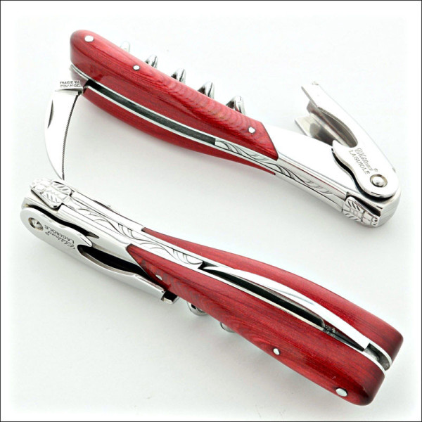 Chateau Laguiole Melchior Stamina Red Sommelier Knife