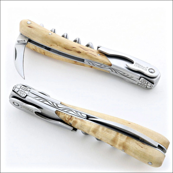 Chateau Laguiole Melchior Collection Sommelier Knife in Norwegian Birch Wood