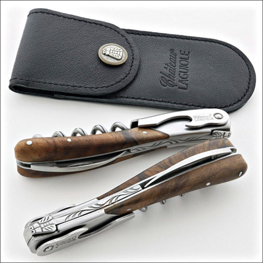 Chateau Laguiole Melchior Collection Sommelier Knife in Walnut Wood