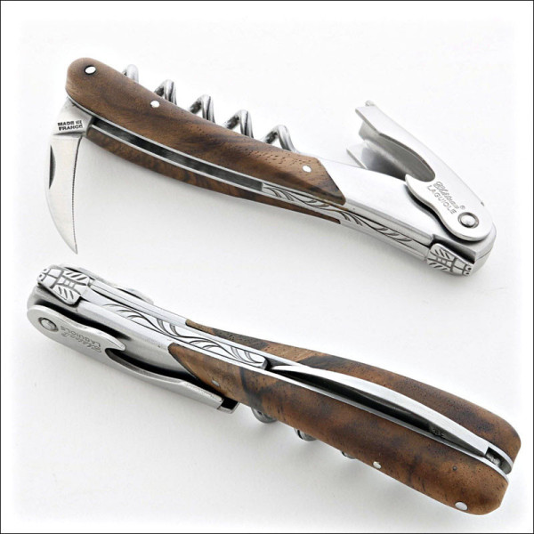 Chateau Laguiole Melchior Collection Sommelier Knife in Walnut Wood