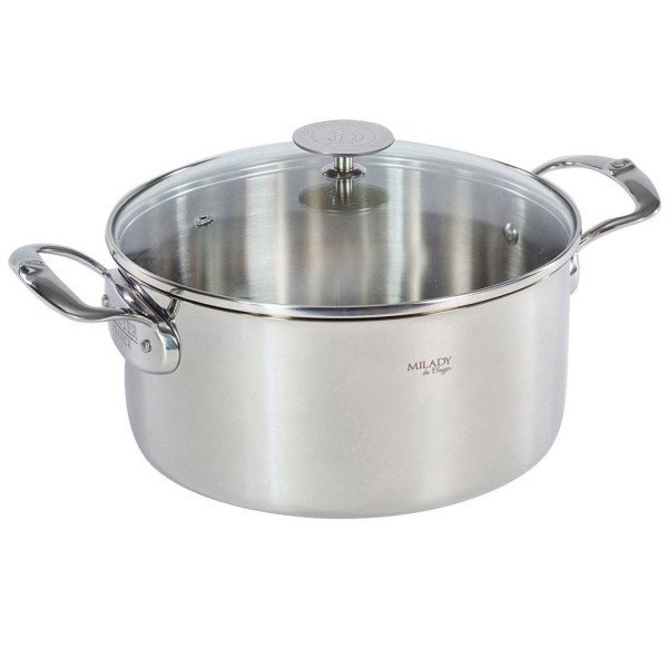 De Buyer Milady stewpot with lid - 3 sizes