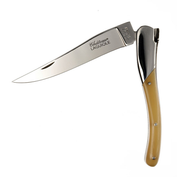 CHATEAU LAGUIOLE Signature Collection Blonde Horn Folding Knife
