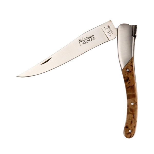 CHATEAU LAGUIOLE Signature Collection Folding Knife in Norwegian Birch Wood