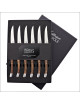 CHATEAU LAGUIOLE Set of 6 Table Knives Signature Collection Walnut Wood