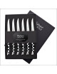 CHATEAU LAGUIOLE Set of 6 Table Knives, Signature Collection, Pavé Mosaïque