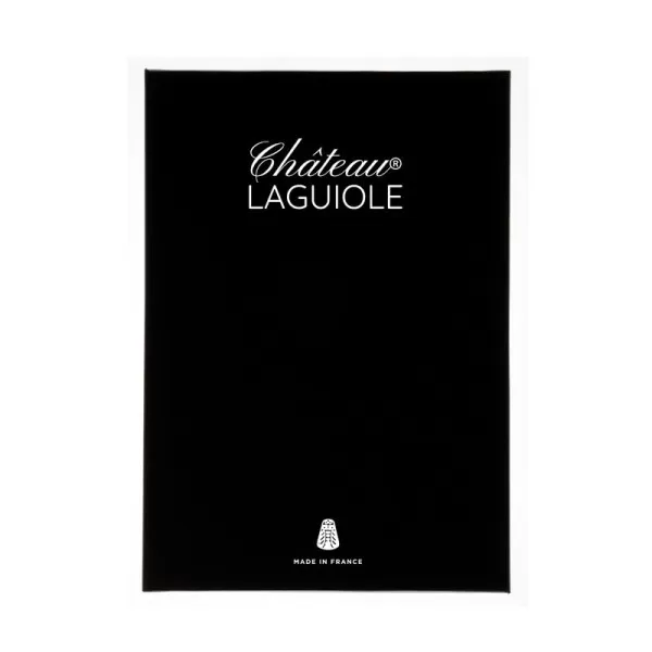 CHATEAU LAGUIOLE Set of 6 Table Knives, Signature Collection, Black Horn