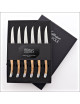 CHATEAU LAGUIOLE Set of 6 Signature Collection Table Knives, Cade Wood