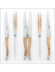 CHATEAU LAGUIOLE Set of 6 Signature Collection Table Knives, Cade Wood