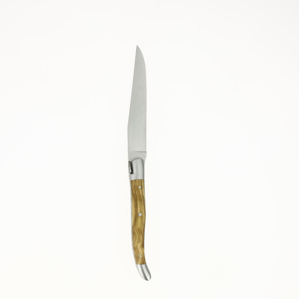 CHATEAU LAGUIOLE Set of 6 Table Knives, Heritage Collection, Olive Wood