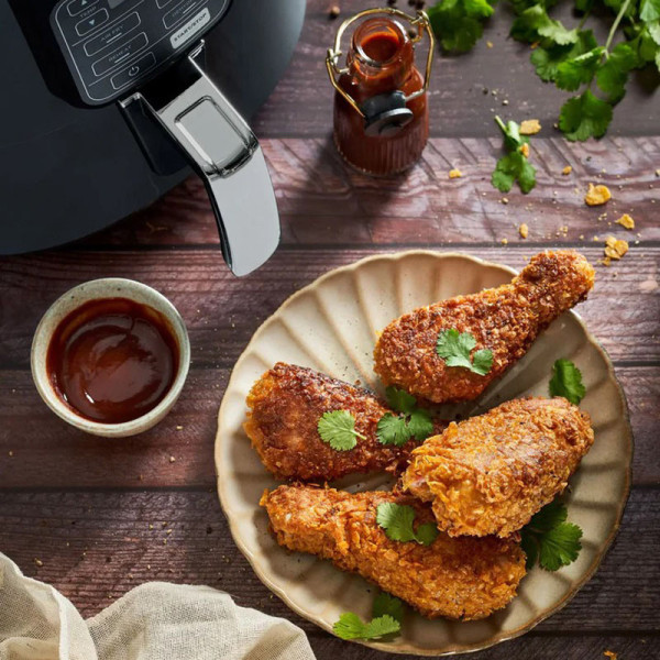 FLEXIPAN Round Silicone Air Fryer Mold, Diameter 18cm