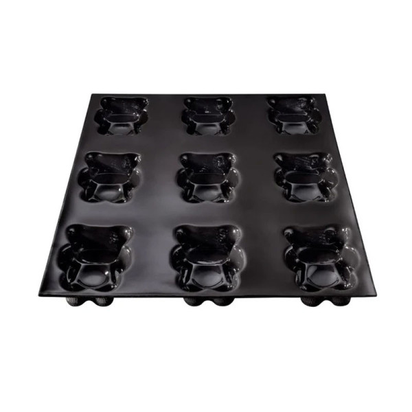FLEXIPAN 9-Bear Silicone Cake Mold, 38x28.5cm
