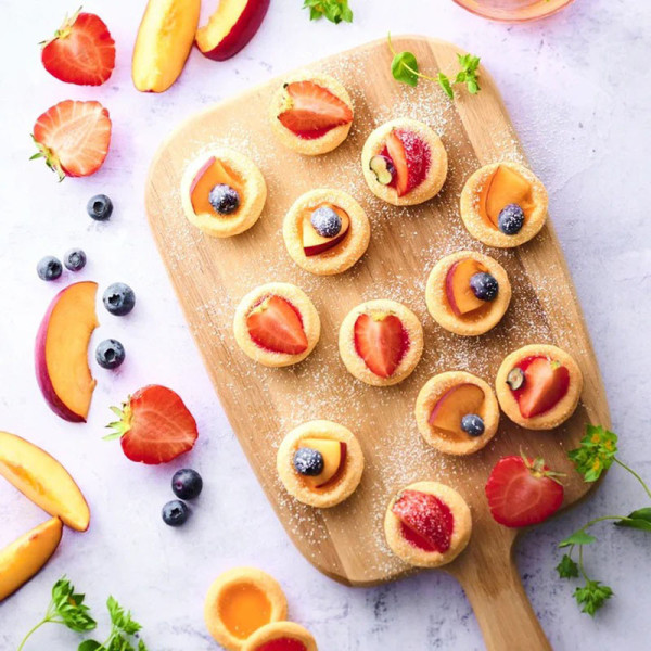 FLEXIPAN Silicone Cake Mold for 15 Mini Tartlets, 29x19cm