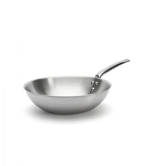 DE BUYER Alchimy 28cm Stainless Steel Wok