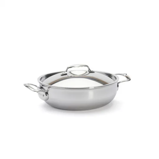 DE BUYER Affinity Domed Sauté Pan with Lid, 28cm