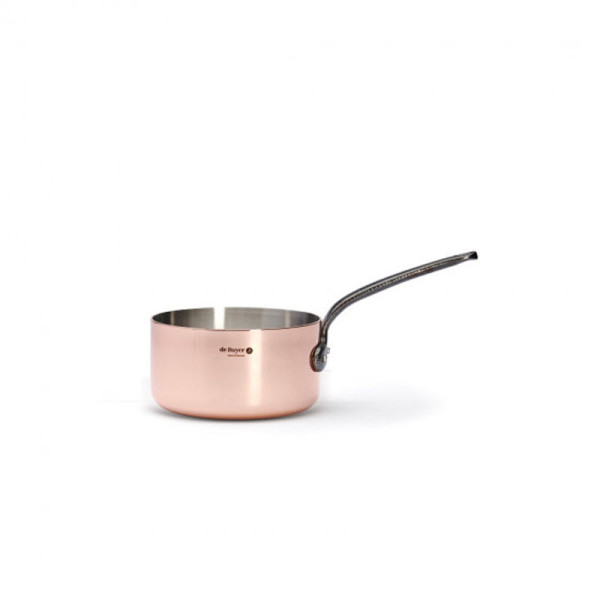 DE BUYER Prima Matera Copper Saucepan with Steel Handle - 3 Sizes
