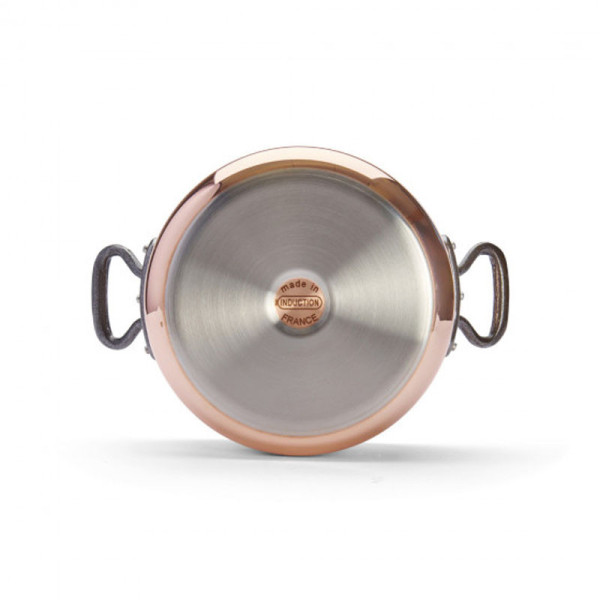 DE BUYER Prima Matera Copper Dutch Oven with Steel Handle - 4 Sizes