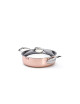 DE BUYER Inocuivre Copper-Stainless Steel Sauté Pan with Lid - 3 Sizes