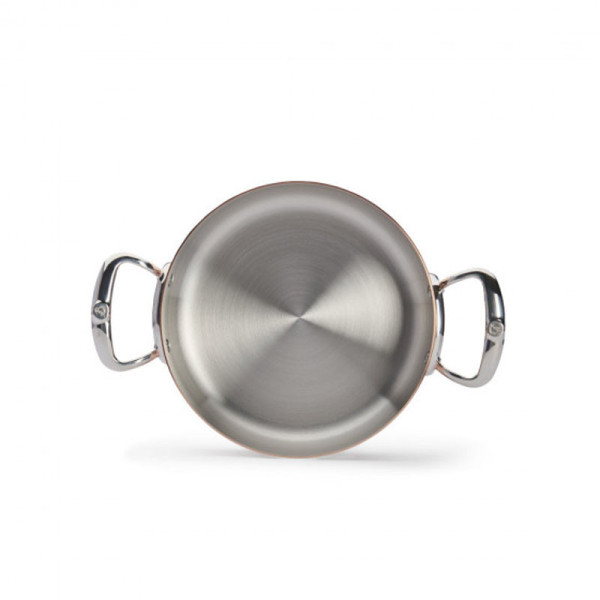 DE BUYER Inocuivre Copper-Stainless Steel Sauté Pan with Lid - 3 Sizes