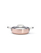 DE BUYER Inocuivre Copper-Stainless Steel Sauté Pan with Lid - 3 Sizes