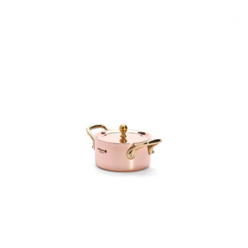 DE BUYER Inocuivre Copper-Stainless Steel Dutch Oven with Lid, 10cm