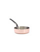 DE BUYER Inocuivre Copper-Stainless Steel Straight Sauté Pan with Cast Iron Handle - 4 Sizes