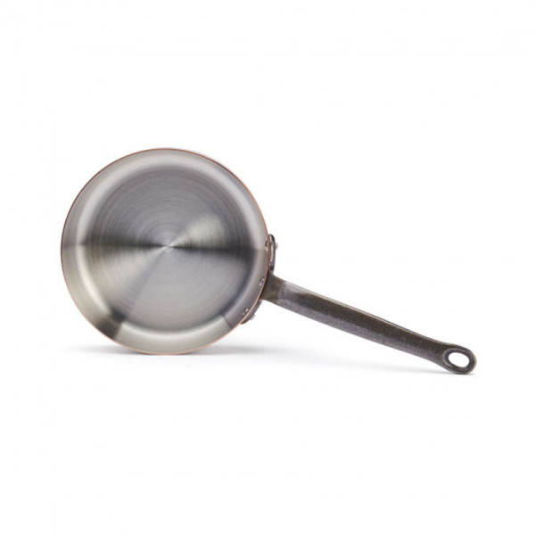 DE BUYER Inocuivre Copper-Stainless Steel Straight Sauté Pan with Cast Iron Handle - 4 Sizes