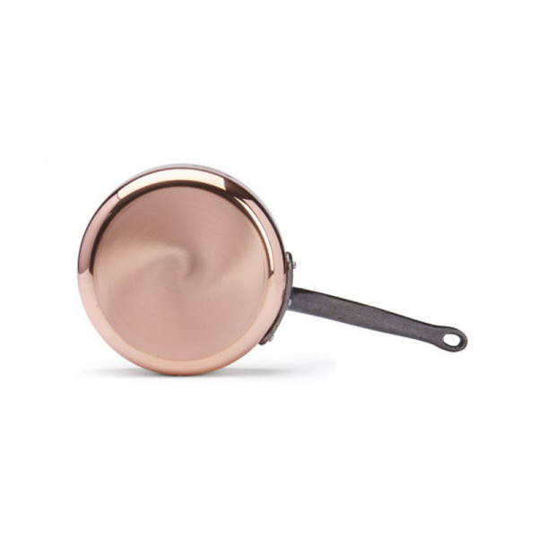 DE BUYER Inocuivre Copper-Stainless Steel Straight Sauté Pan with Cast Iron Handle - 4 Sizes