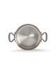 DE BUYER Inocuivre Copper-Stainless Steel Dutch Oven with Lid and Cast Iron Handle - 4 Sizes
