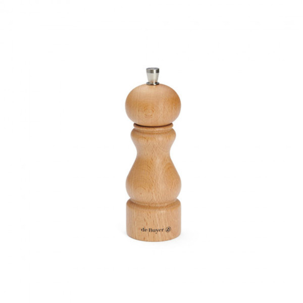 DE BUYER Rumba 14cm Wooden Pepper Mill - 4 Colors