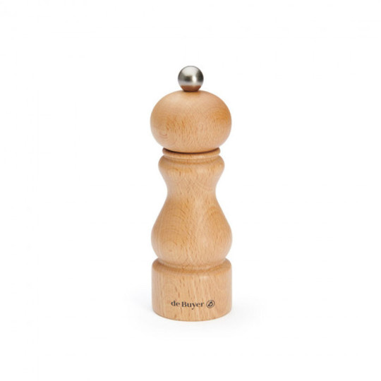 DE BUYER Rumba 14cm Wooden Spice Mill - 4 Colors