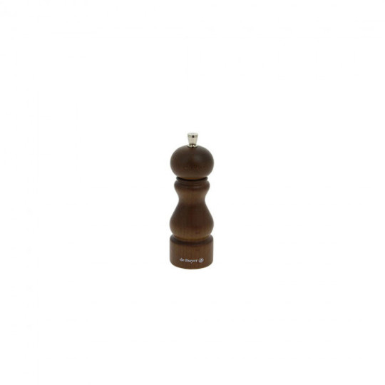 DE BUYER Rumba 14cm Wooden Salt Mill - 4 Colors