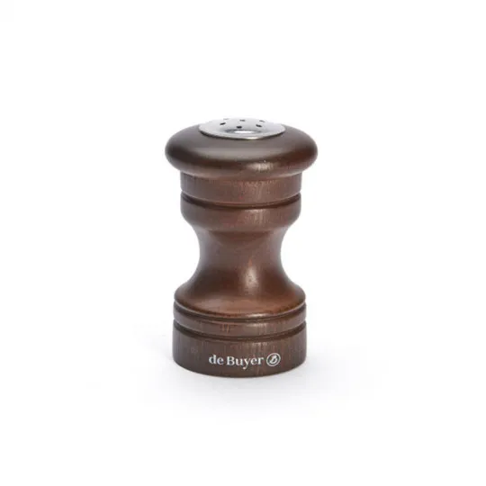DE BUYER Paso 10cm Wooden Salt Shaker - 2 Colors