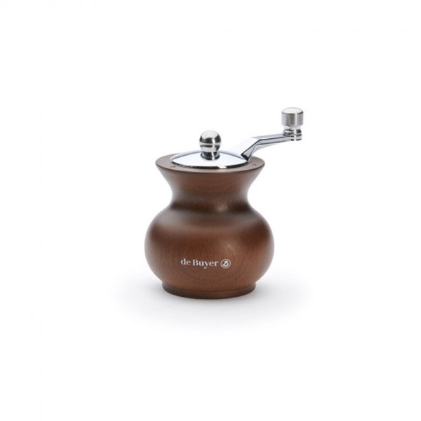 DE BUYER Boogie 7cm Wooden Salt Mill - 2 Colors