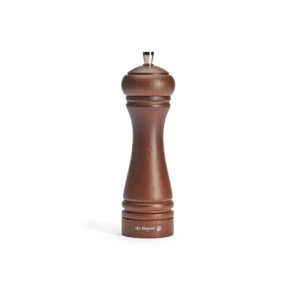 DE BUYER Java 18cm Wooden Pepper Mill - 2 Colors