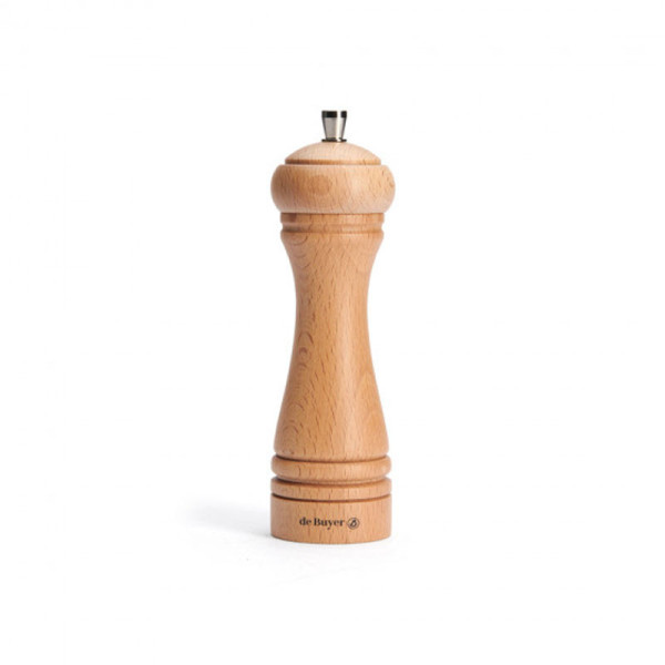 DE BUYER Java 18cm Wooden Salt Mill - 2 Colors