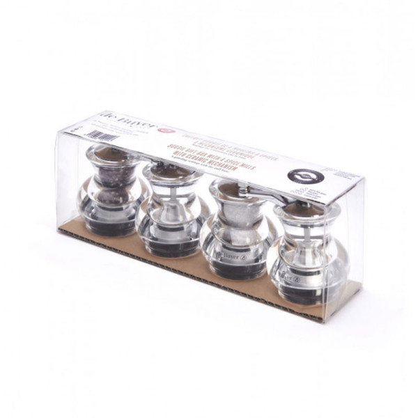 DE BUYER Set of 4 Boogie Mills