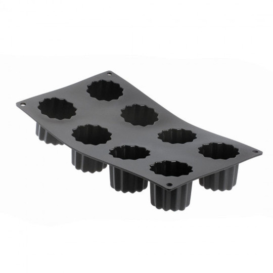 DE BUYER Moulflex 8-cannelé baking pan