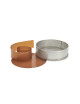 DE BUYER Round Perforated Stainless Steel Springform Pan, 20cm