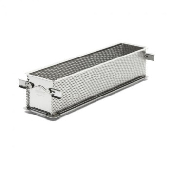 DE BUYER Geoform Rectangular Folding Mold in Perforated Stainless Steel - 2 Sizes