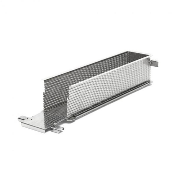 DE BUYER Geoform Rectangular Folding Mold in Perforated Stainless Steel - 2 Sizes