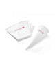 DE BUYER Set of 5 coated cotton pastry bags
