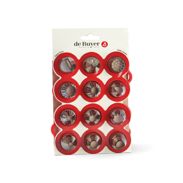 DE BUYER Mixed set of 12 tips for Le Tube
