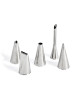 DE BUYER Set of 5 stainless steel pastry nozzles