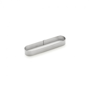 DE BUYER Mathieu Blandin Oblong Stainless Steel Pastry Ring